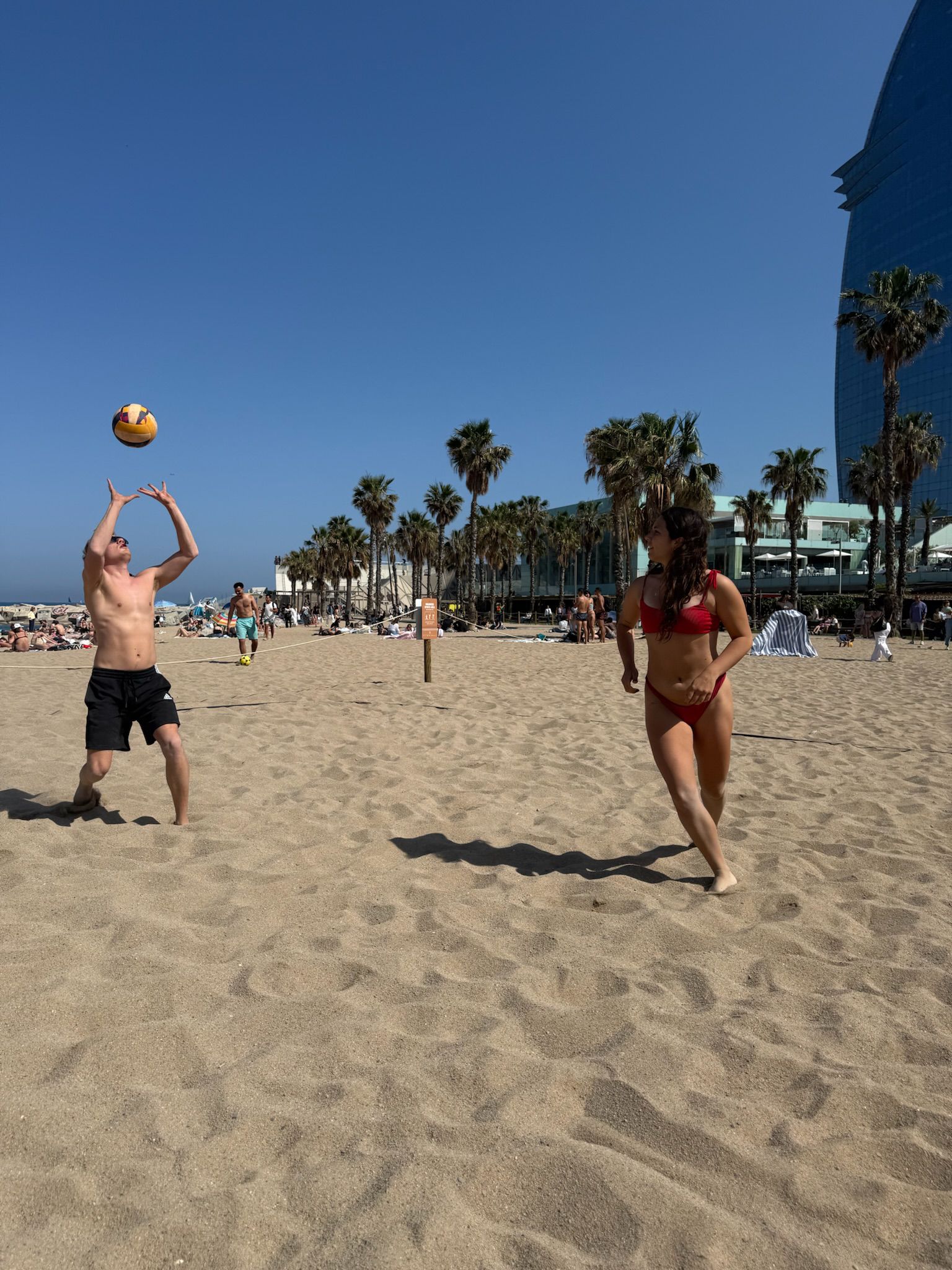 Beach players