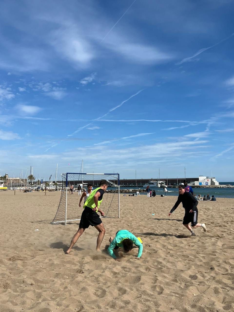 Football on the sand